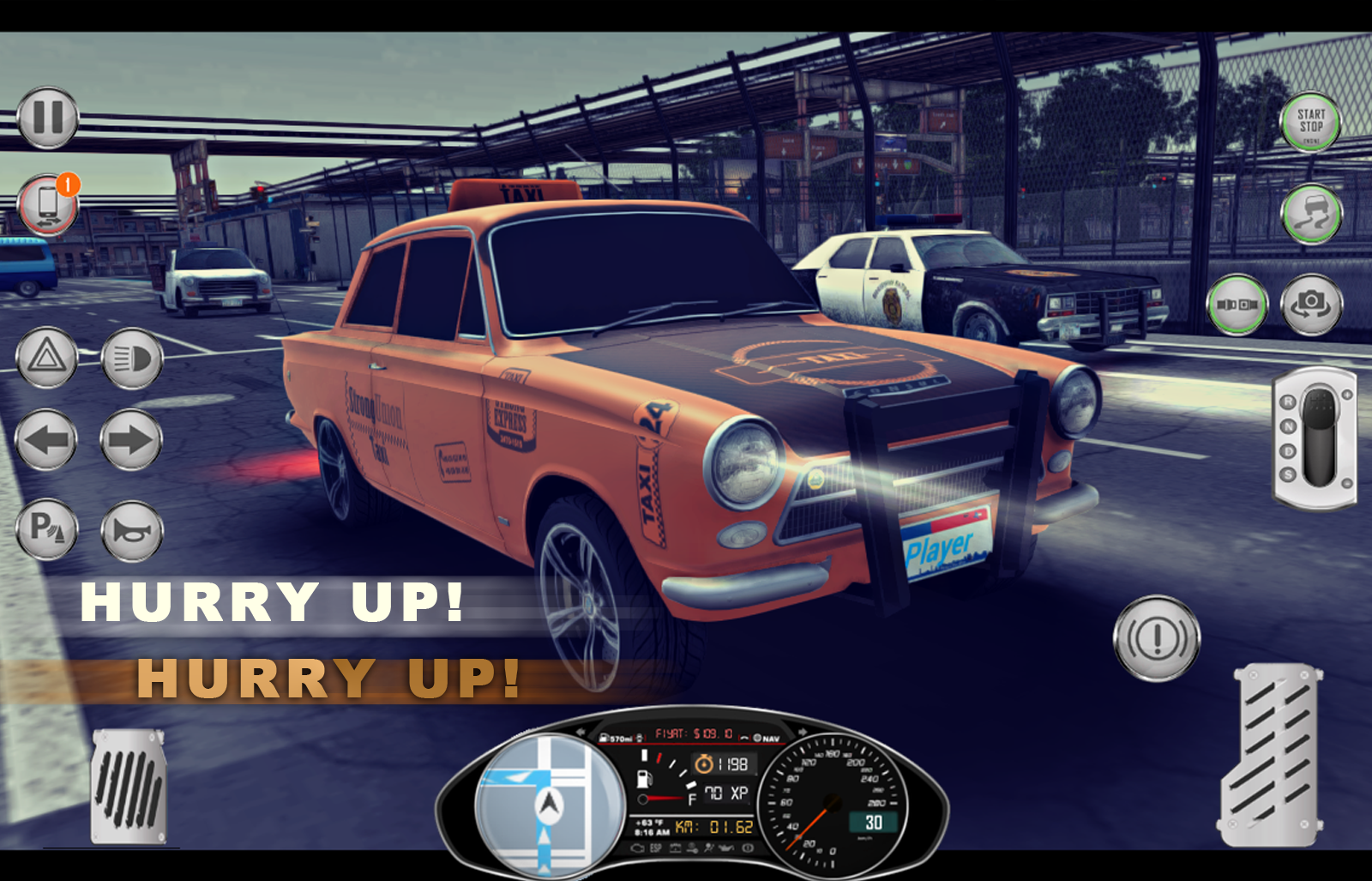 Amazing Taxi City 1976 V2 Game Screenshot