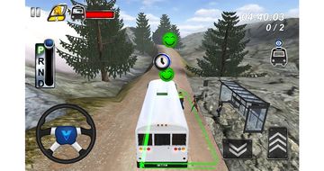 Offroad Tourist Bus Hill Climb Game Screenshot