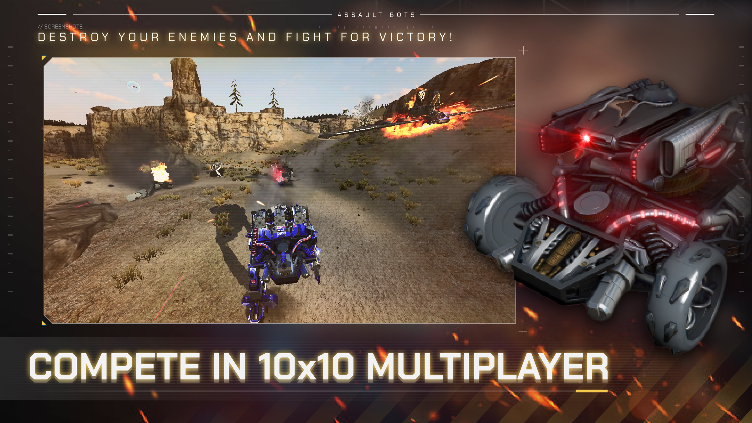 Assault Bots: Multiplayer Game Screenshot