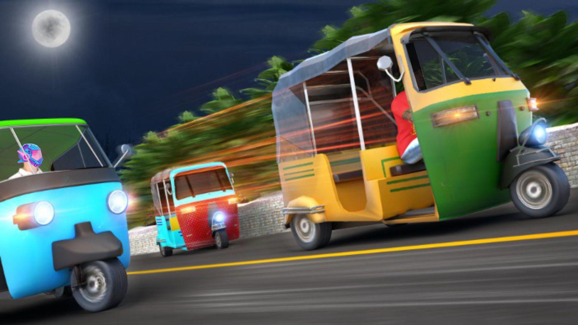 Tuktuk Autorickshaw Racing ゲームのスクリーンショット