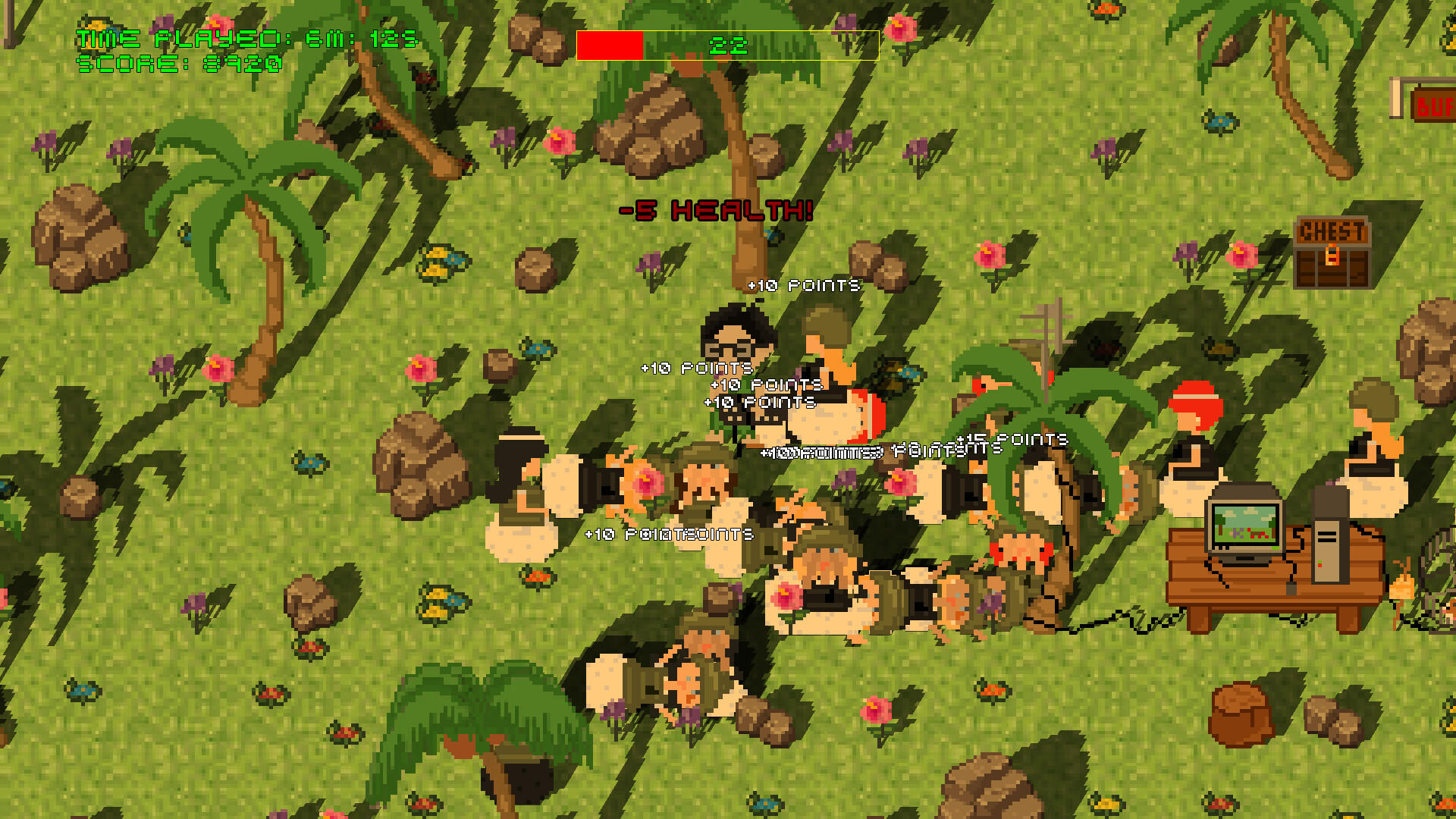 Screenshot of Fighting for Singleship: I am Chased by a Bunch of Women But I Just Want to Play Video Games