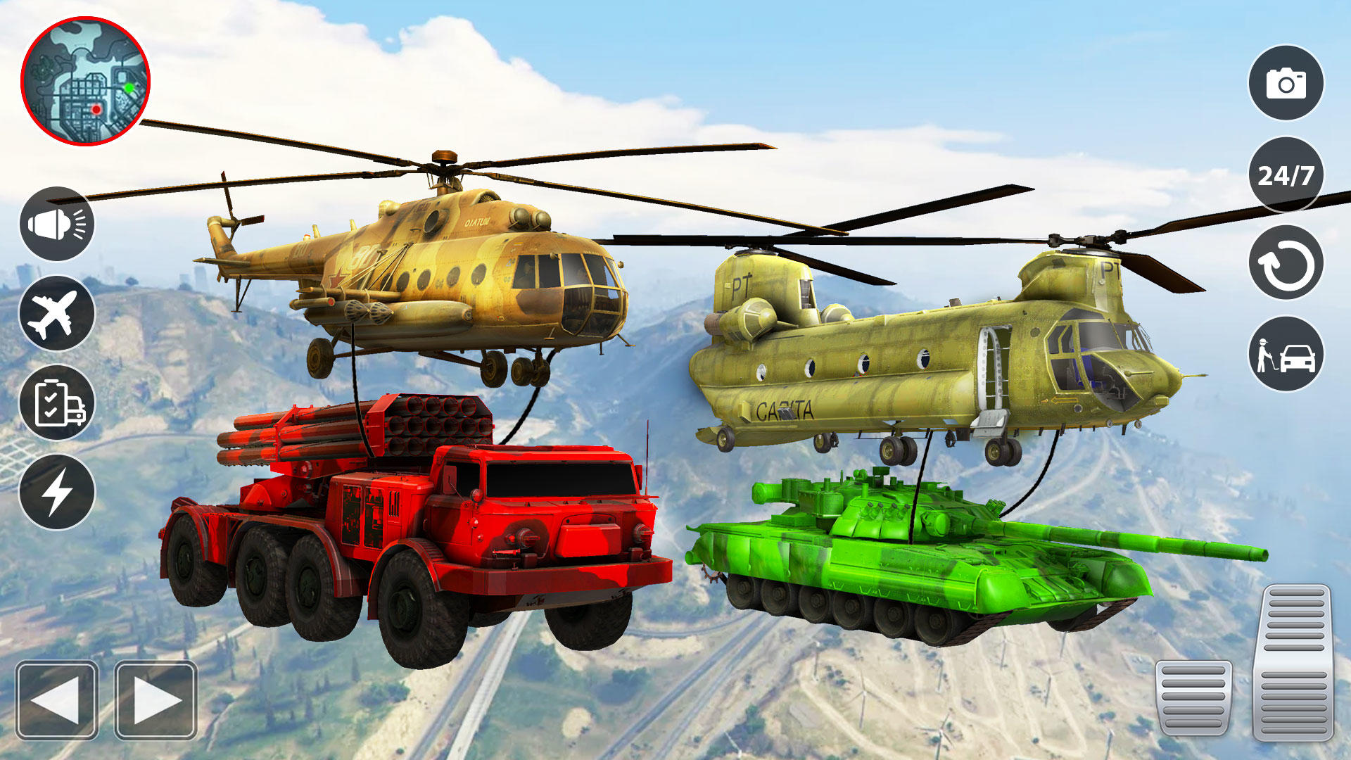 Police Transport Parking Games Game Screenshot