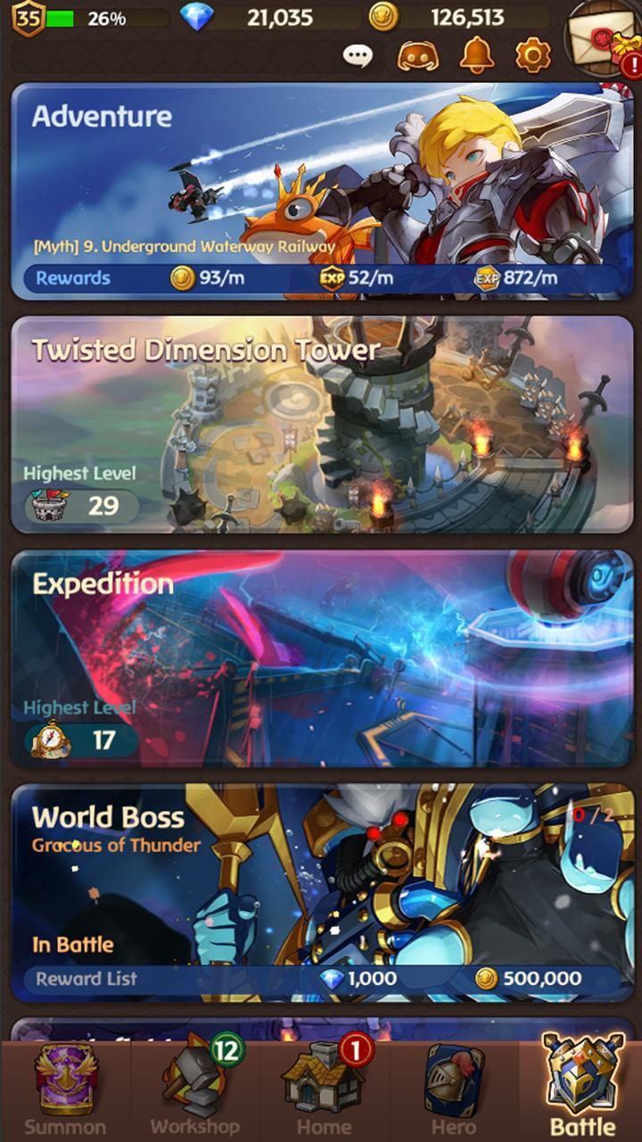 [RPG] Hello Hero: Epic Battle Game Screenshot