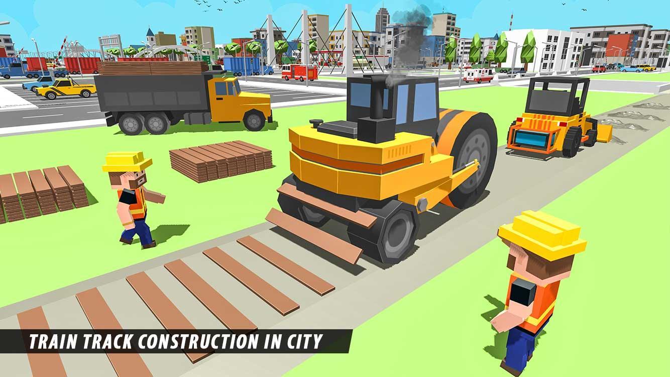 Train Rail Road Construction Game Screenshot