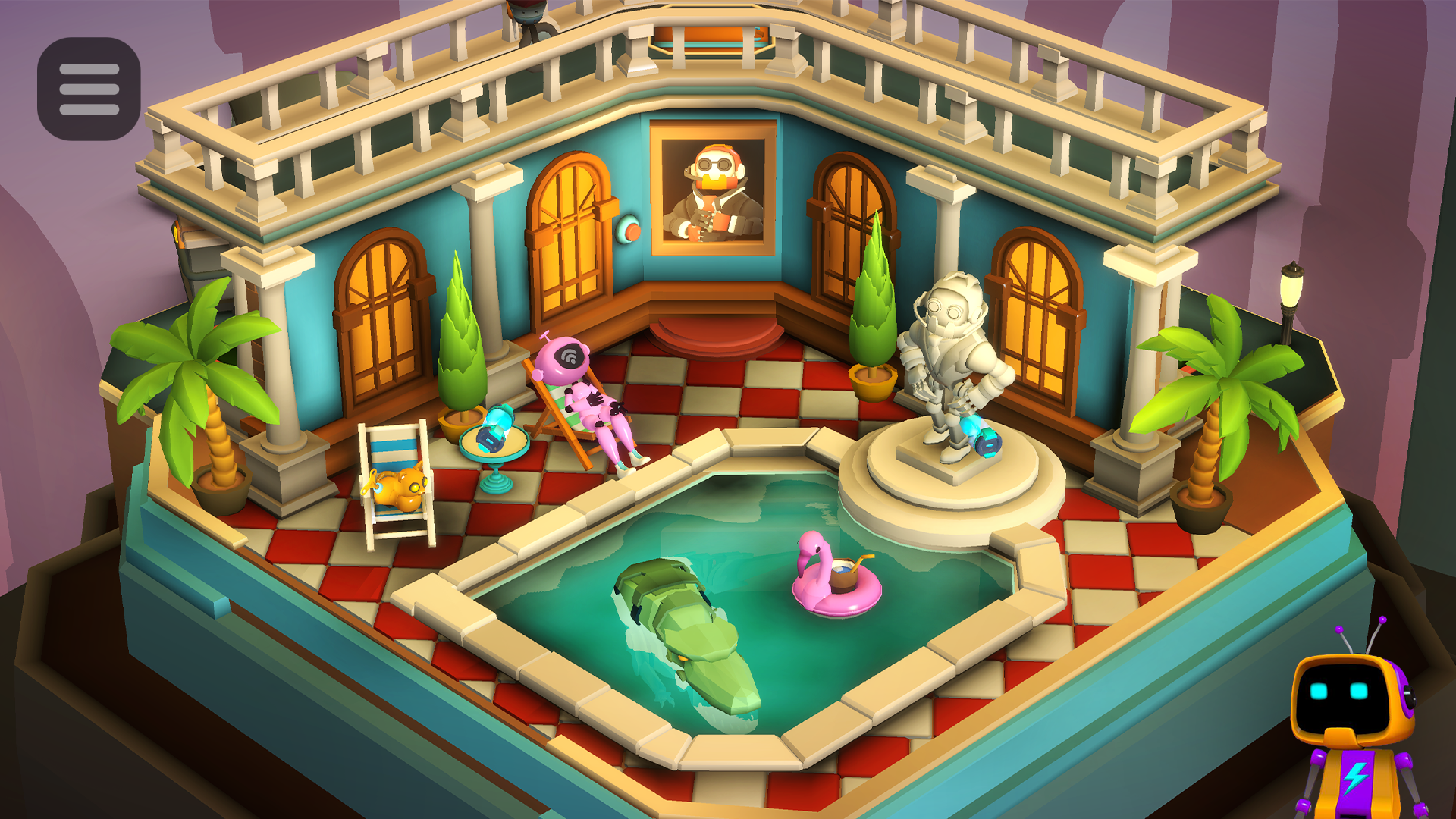 Tiny Robots: Portal Escape Game Screenshot