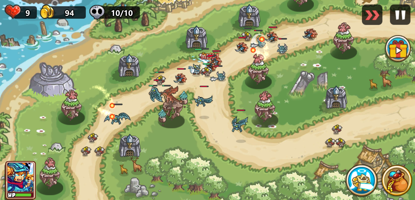 Tower Defense Battle Rush Game Screenshot