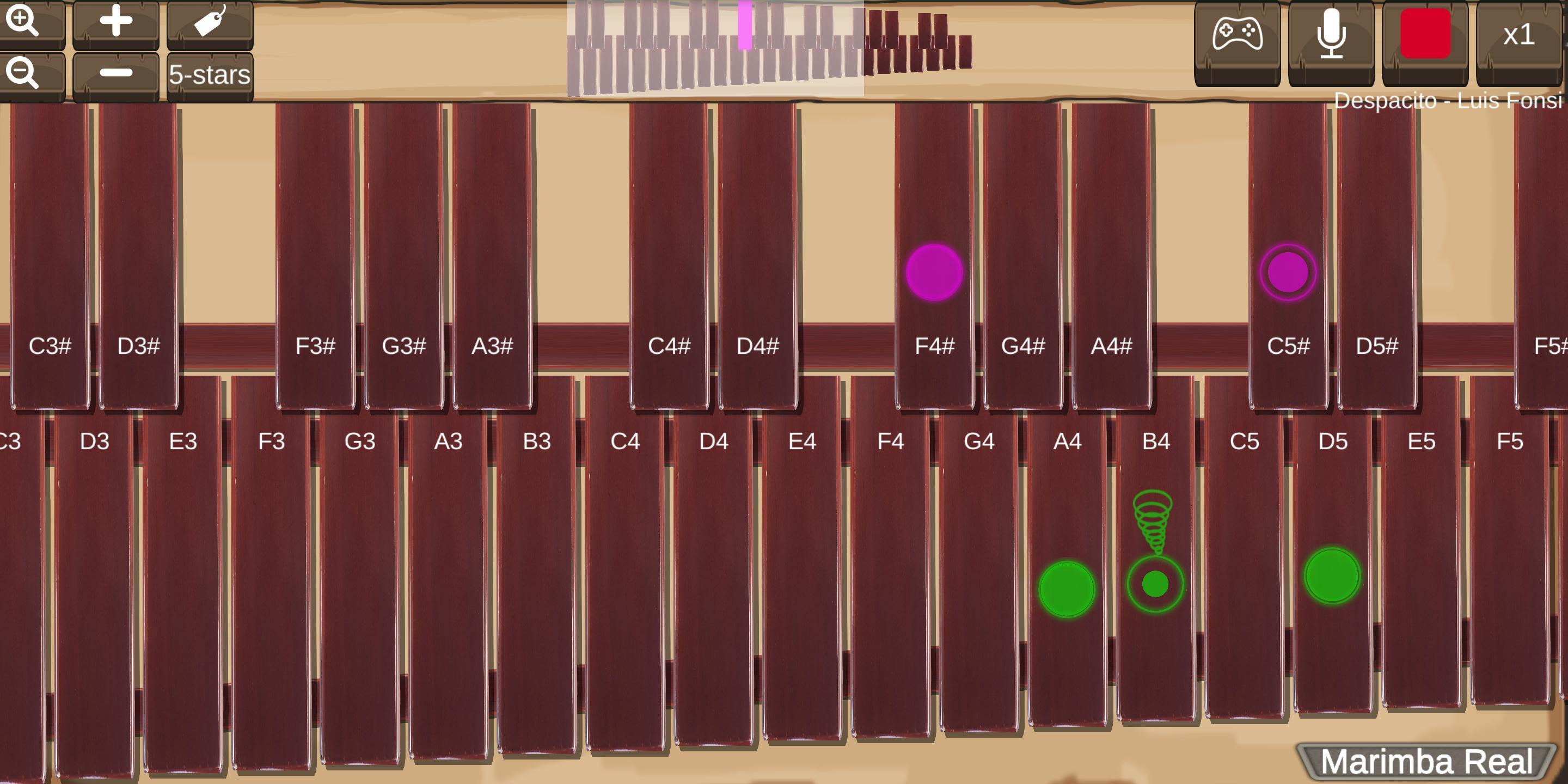 Marimba, Xylophone, Vibraphone Real 게임 스크린 샷