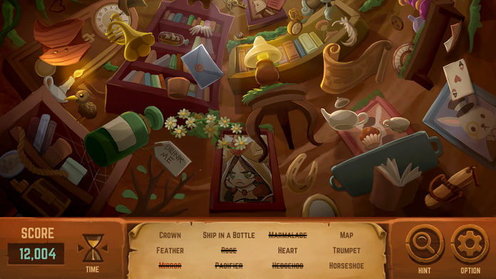 Alice in Wonderland: A Hidden Object Game 게임 스크린 샷