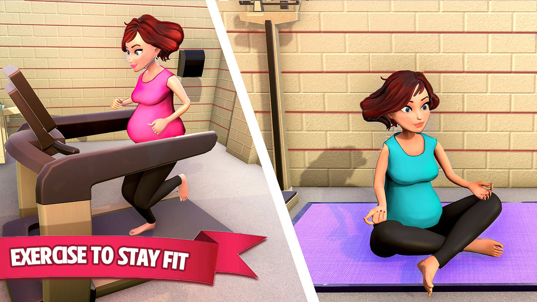 Screenshot of Pregnant Mom Simulator 3d