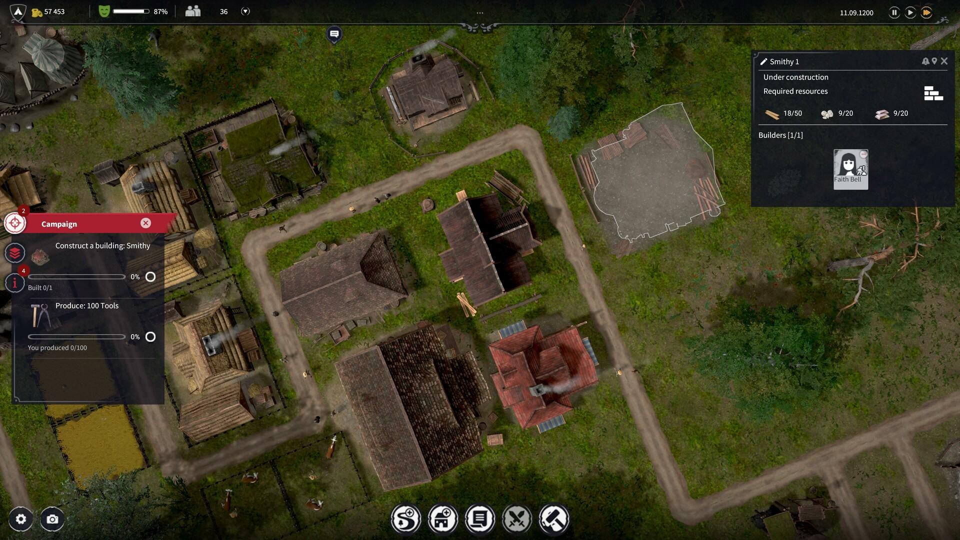 Feudal Baron: King's Land: Prologue screenshot game