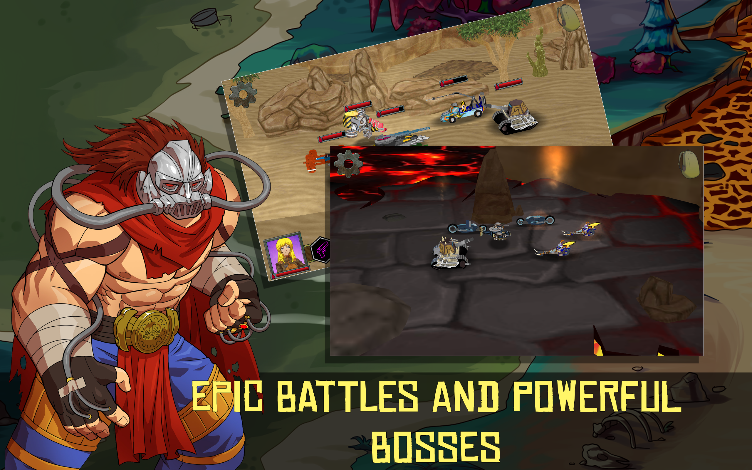 Wasteland Heroes - Boss Wars ภาพหน้าจอเกม