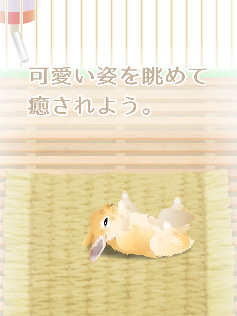 癒しのウサギ育成ゲーム screenshot game