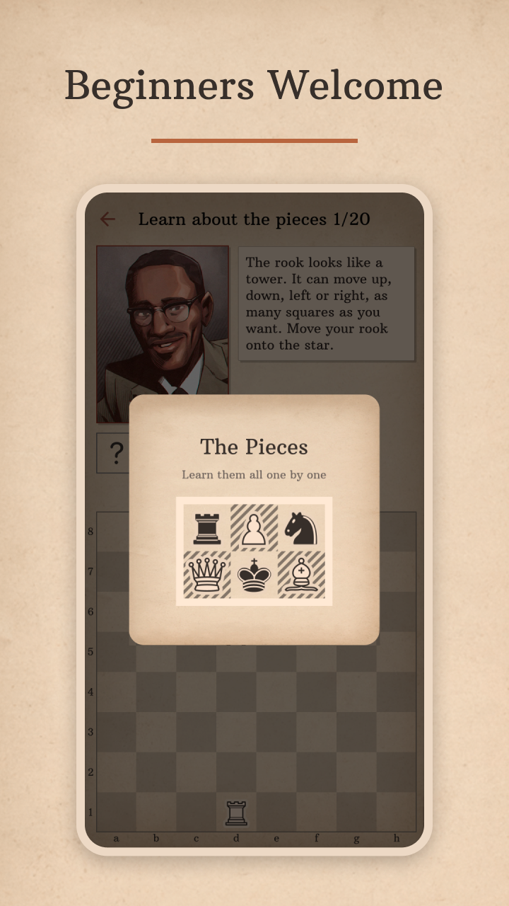 Learn Chess with Dr. Wolf Game Screenshot