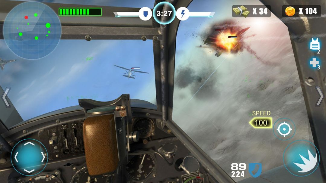 Screenshot of Air Fighter War - New recommended Thunder Shooting