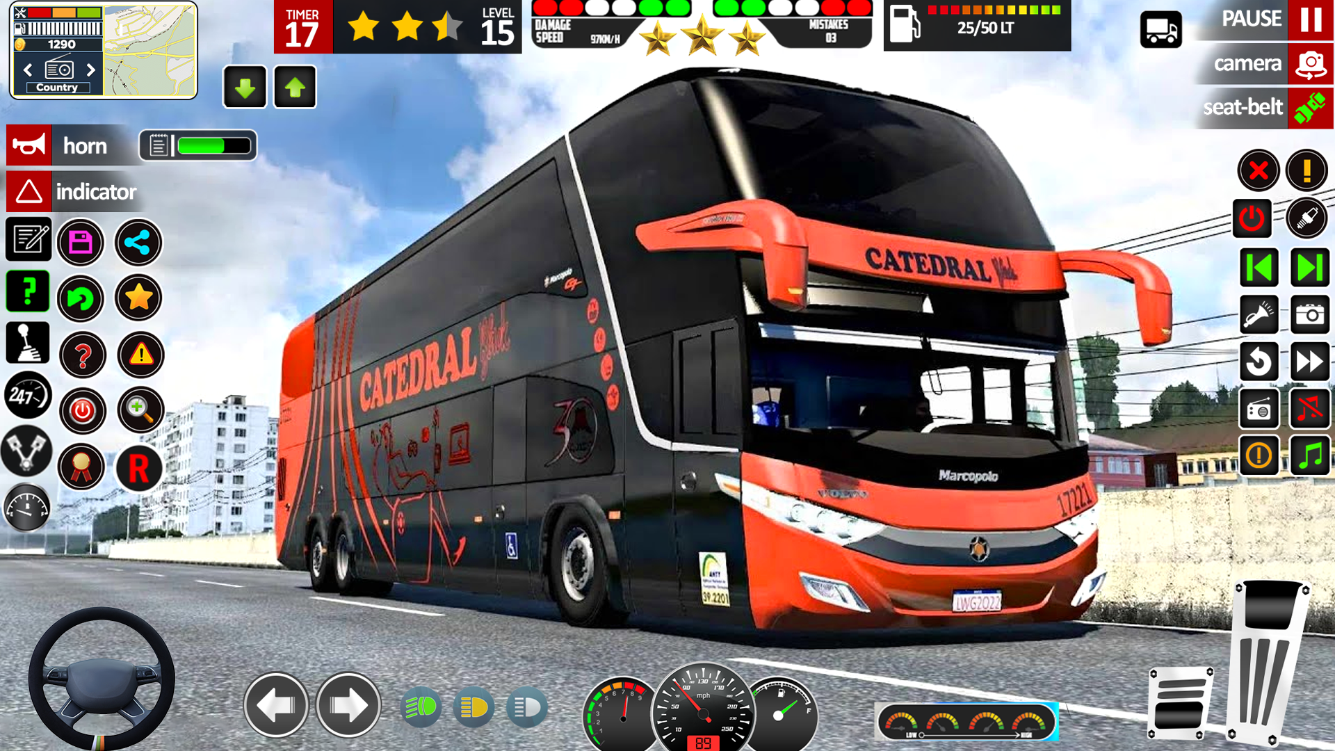 Coach Bus Simulator - Euro Bus Game Screenshot