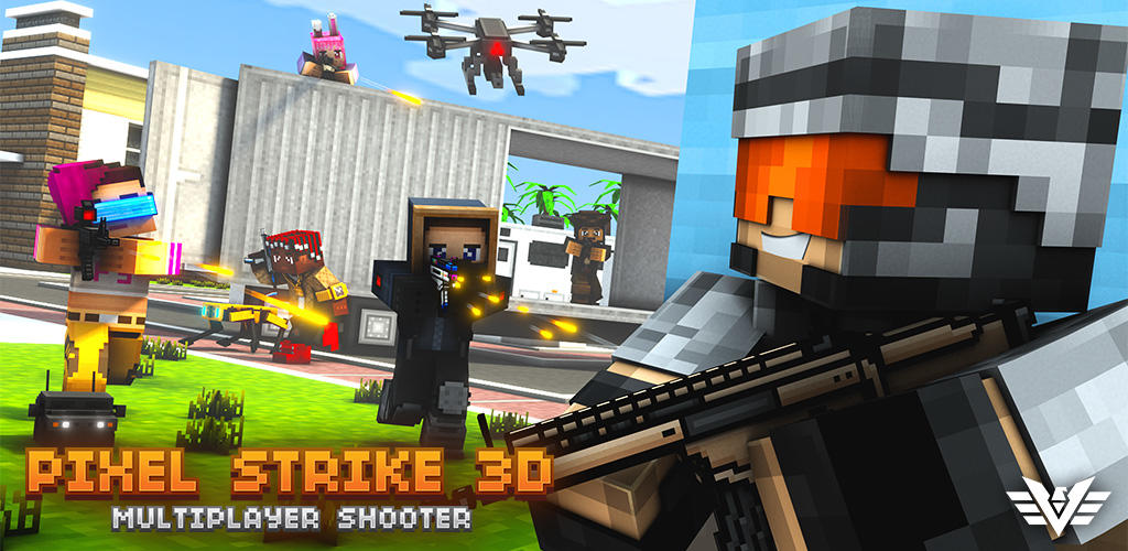 Banner of Pixel Strike 3D - шутер от первого лица 10.4.0