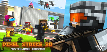 Banner of Pixel Strike 3D - FPS Gun Game 