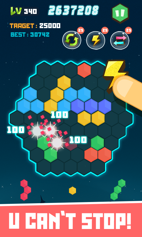 Hex Puzzle Classic Game Screenshot