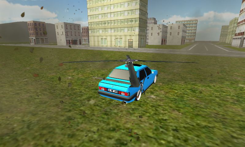 Screenshot of Flying Car : Helicopter Car 3D