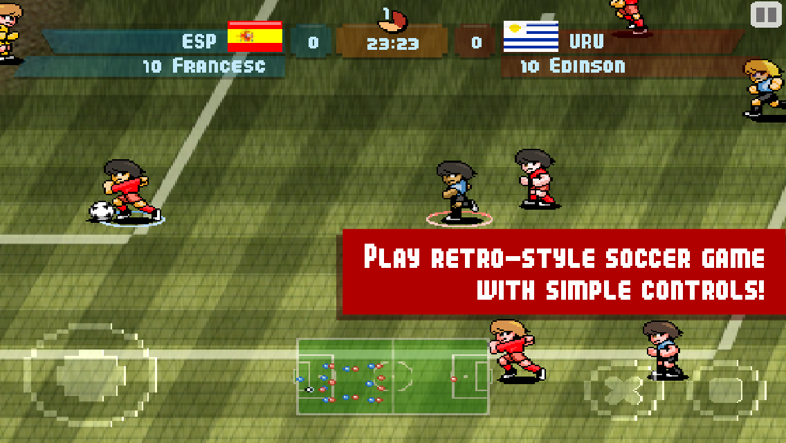 Screenshot 1 of ピクセル カップ サッカー 1.0