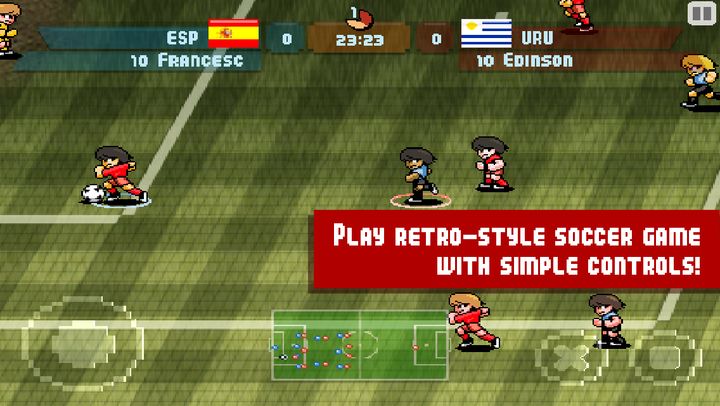 Screenshot 1 of Pixel Cup Soccer 1.0