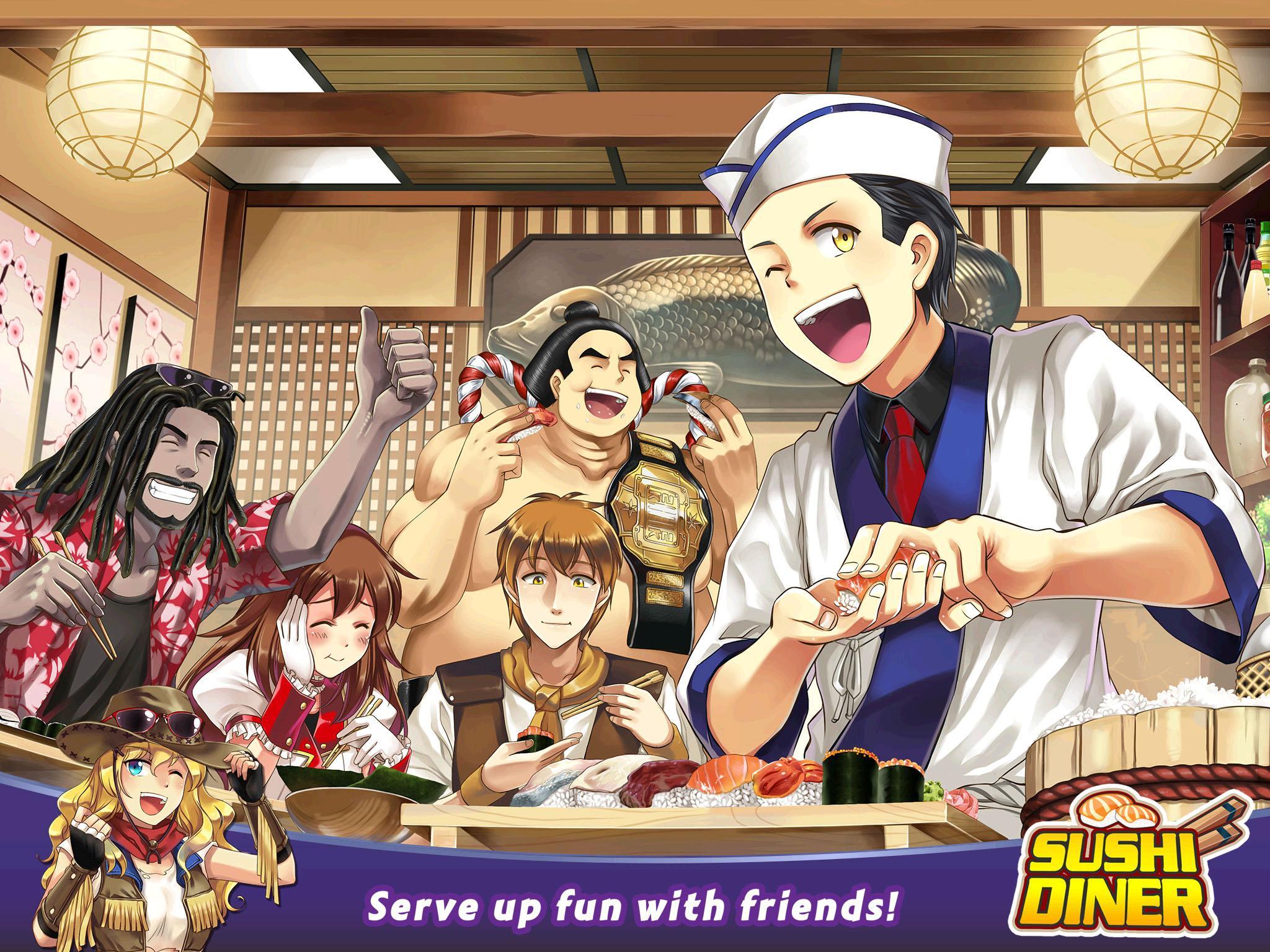 Cuplikan Layar Game Sushi Diner - Fun Cooking Game