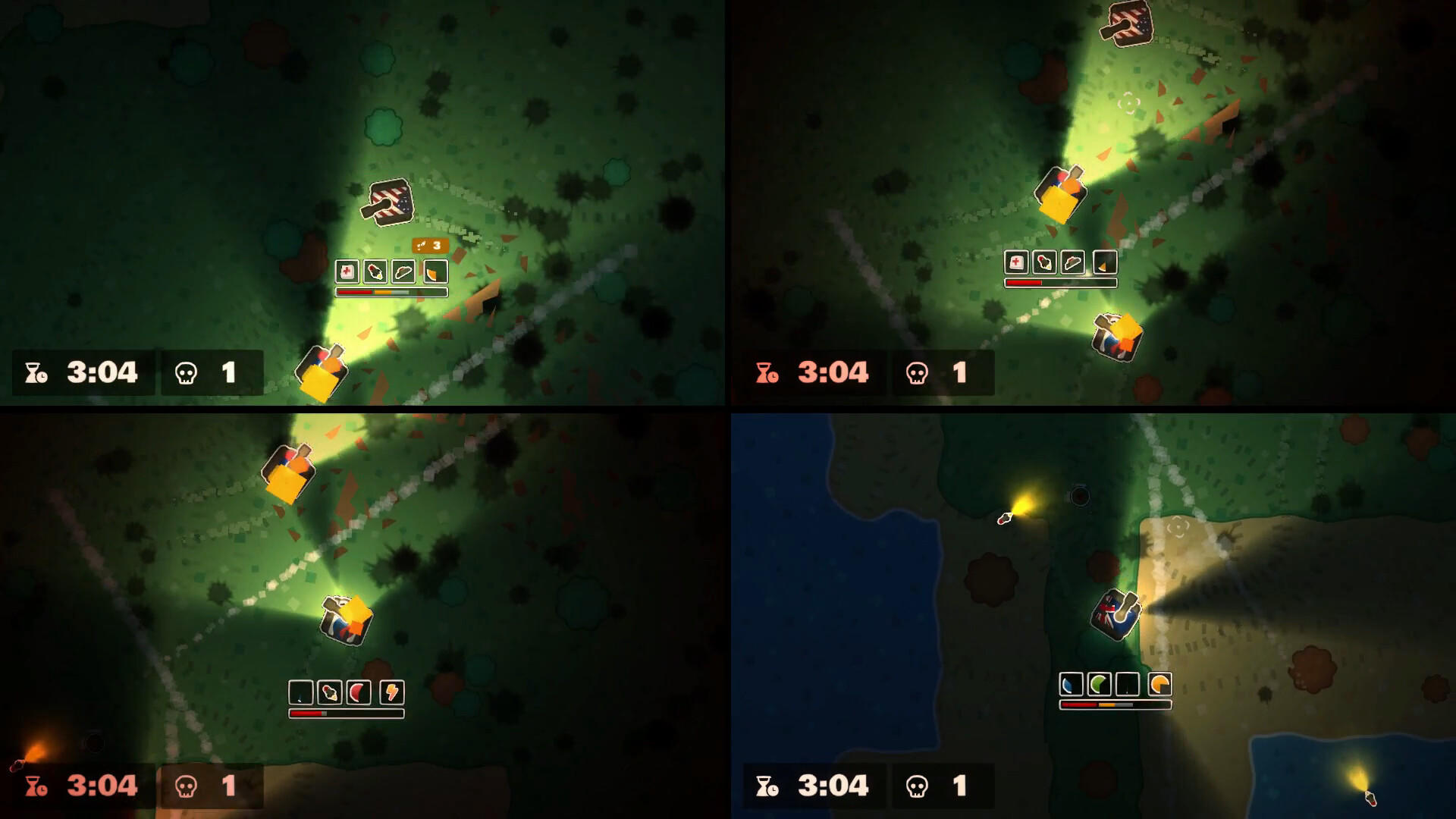 Thumb Tanks screenshot game