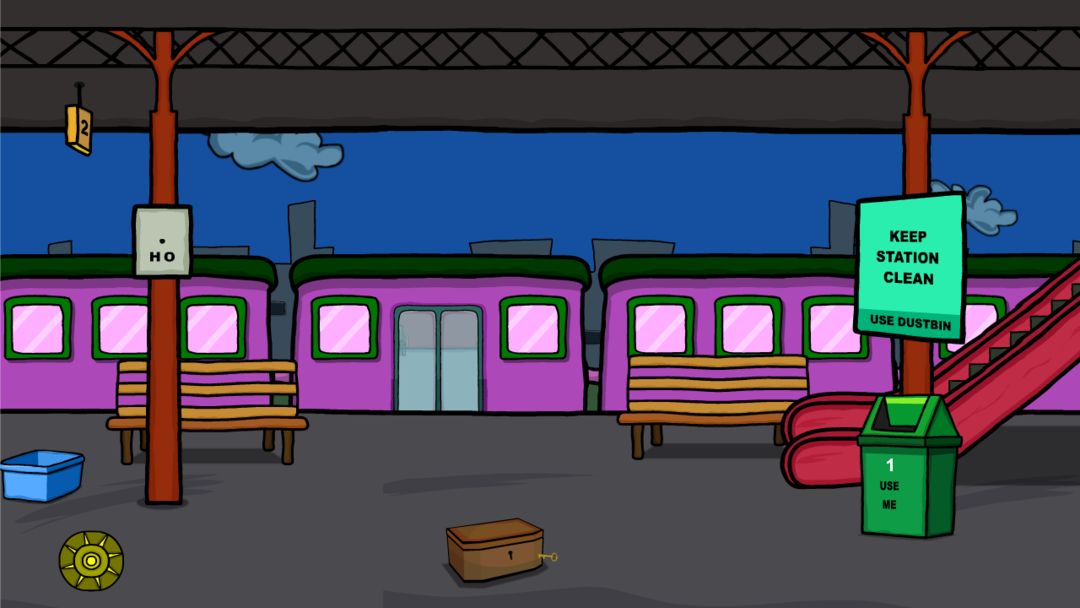 Screenshot of Girl Rescue From Train Station