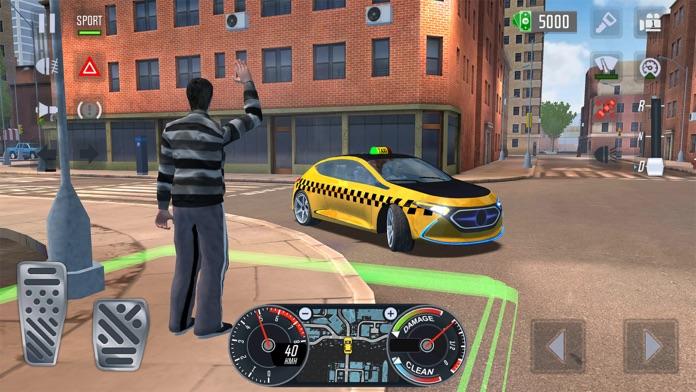 Captura de Tela do Jogo Taxi Sim 2022 Evolution