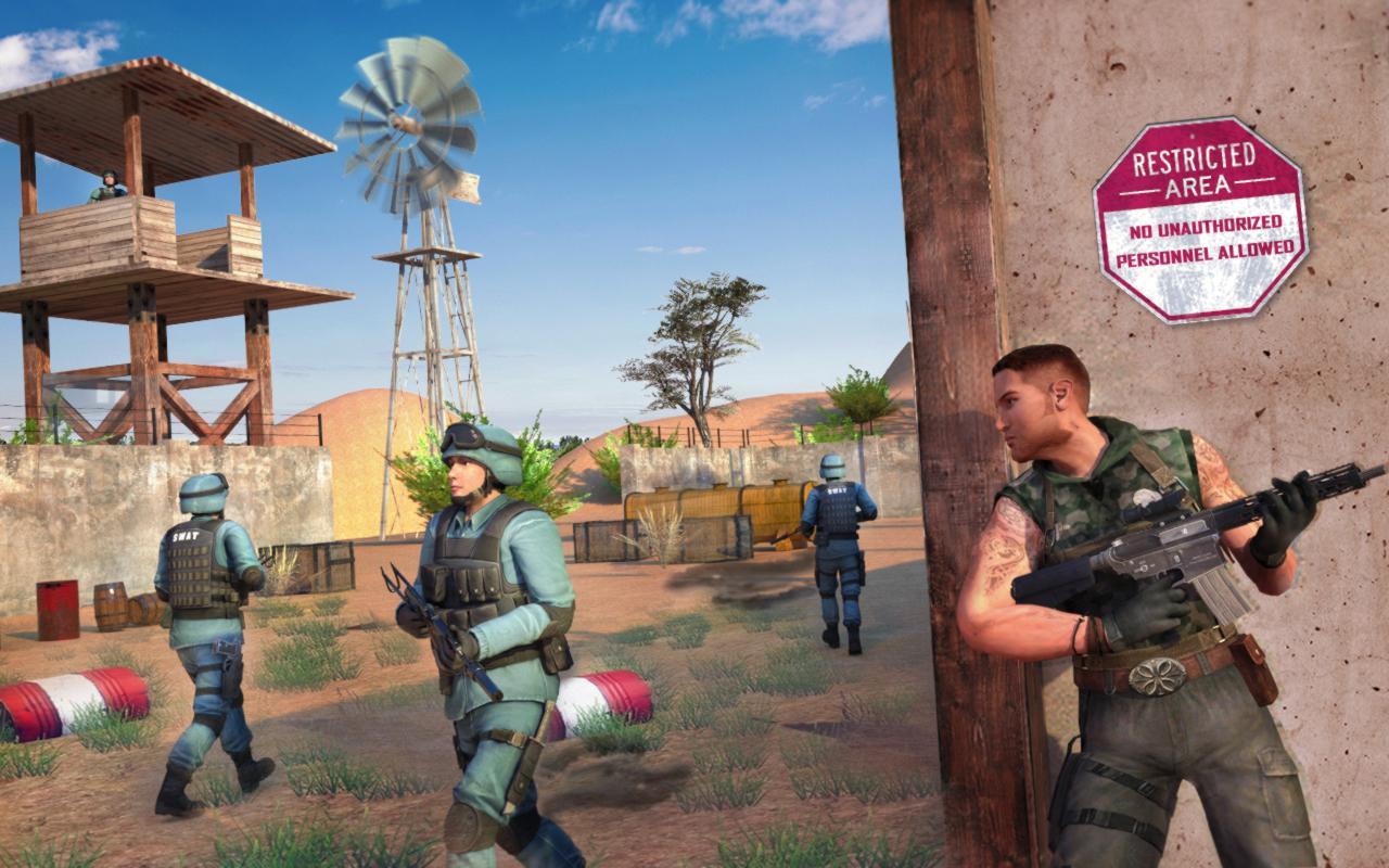 Special Ops FPS Gun Strike 3d Game Screenshot