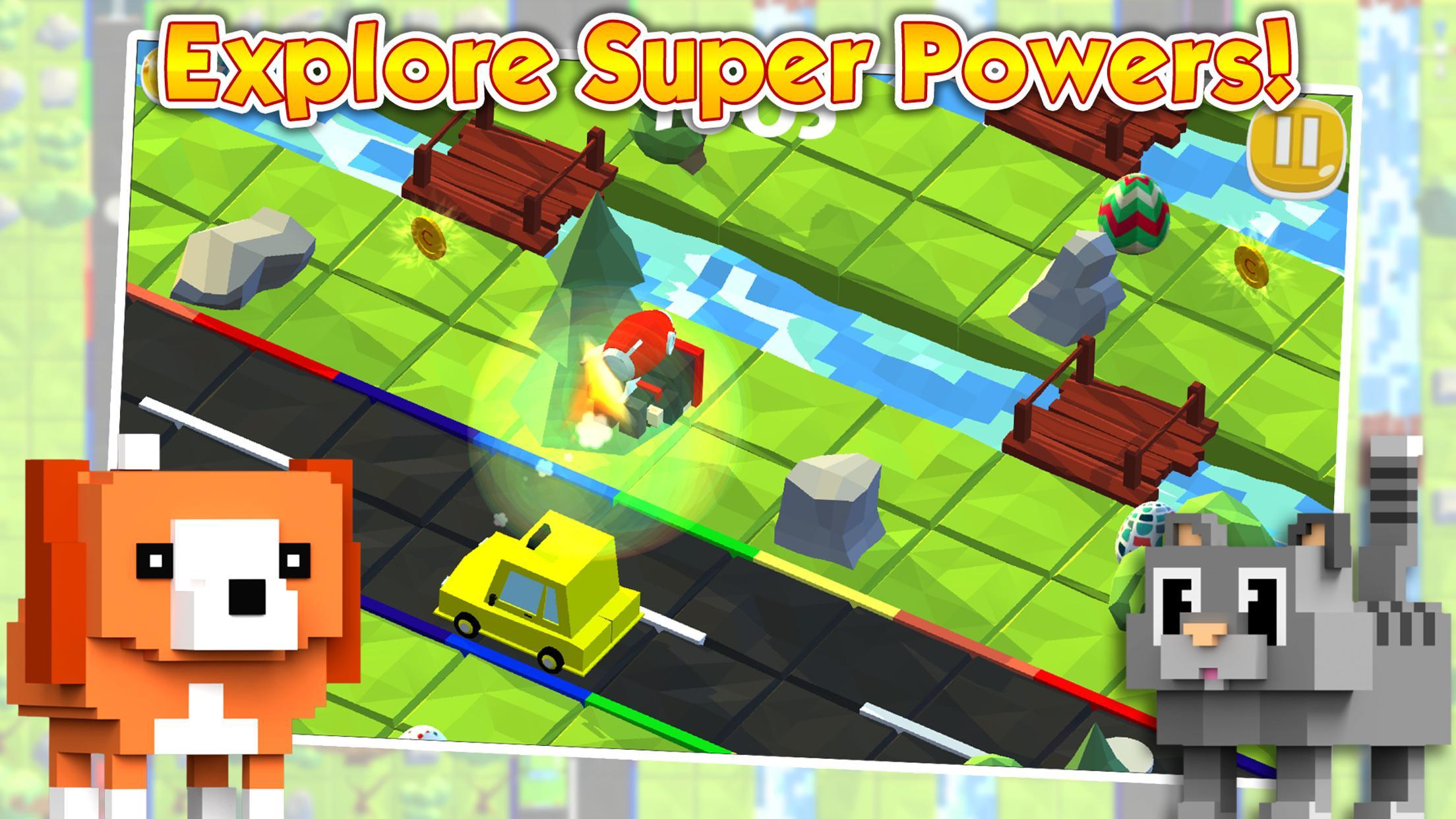 Hopper Team - Endless Adventure Game Screenshot