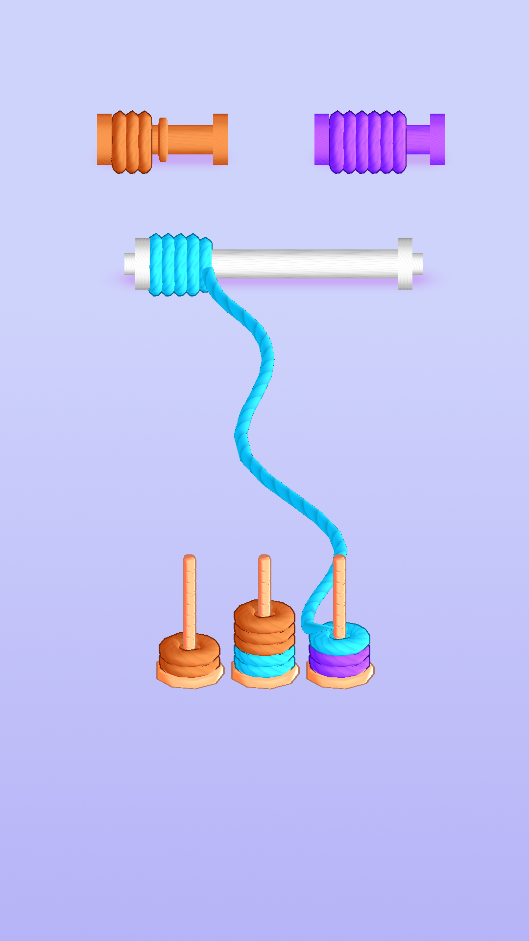 Rope Dash: Color Match Puzzle Game Screenshot