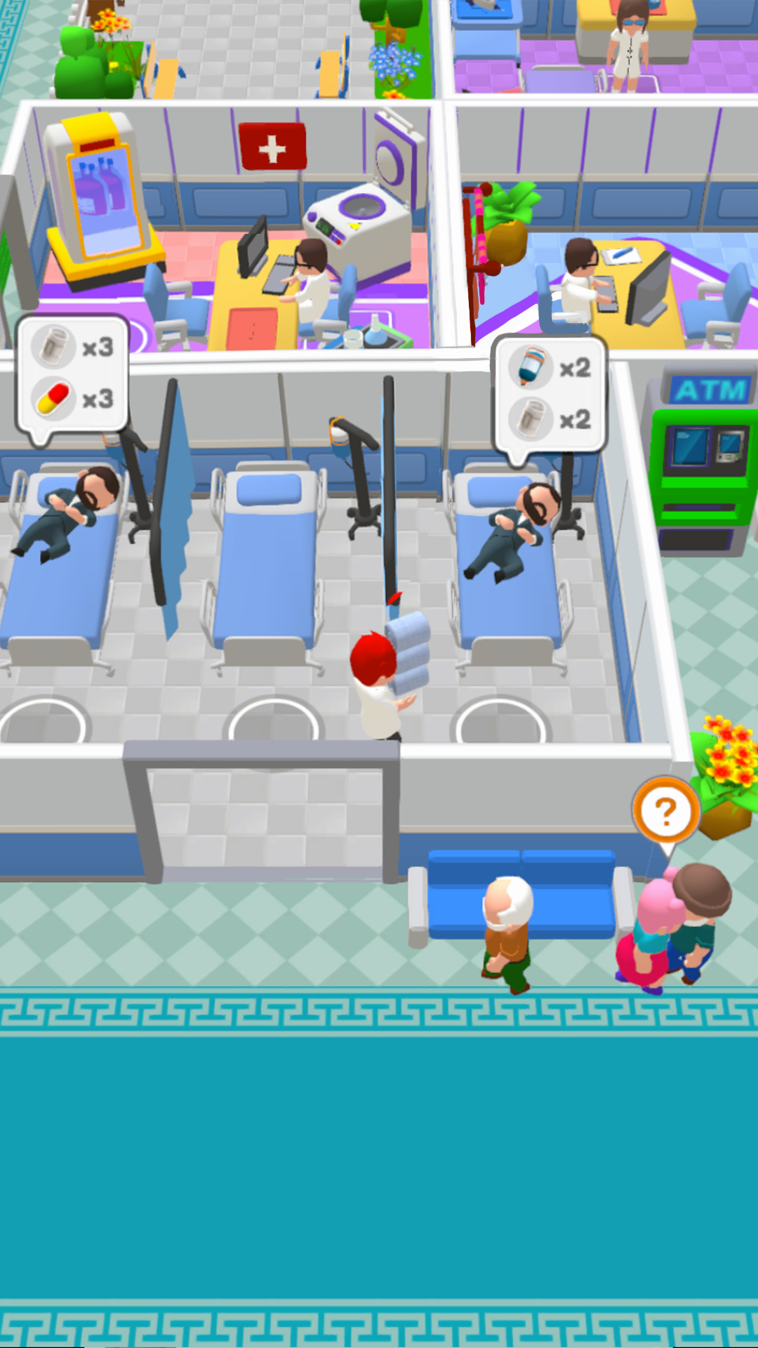 Hospital Sim: Fun Doctor Game ภาพหน้าจอเกม