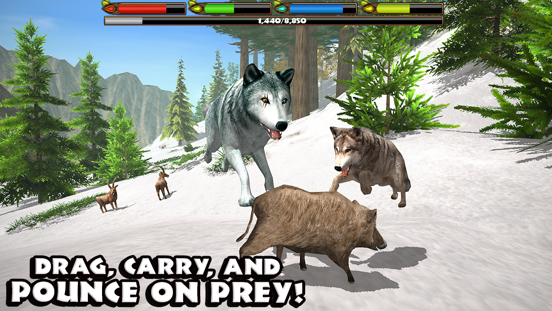 Ultimate Wolf Simulator Game Screenshot