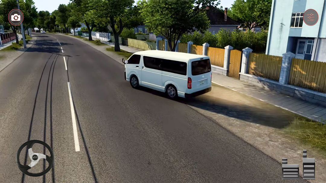 Screenshot of Car Games Dubai Van Simulator