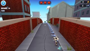 Grumpy Tom Cat Runner Game Screenshot