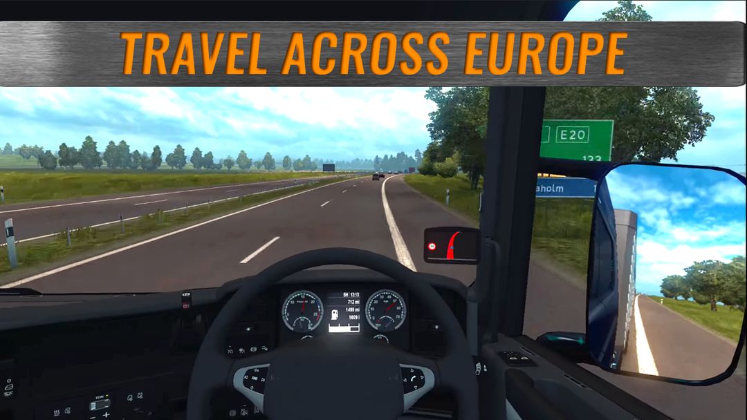 Europe Truck Simulator ภาพหน้าจอเกม