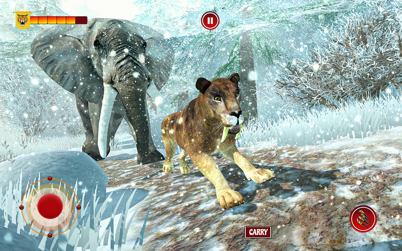 Cuplikan Layar Game Tiger Simulator Hunting Jungle