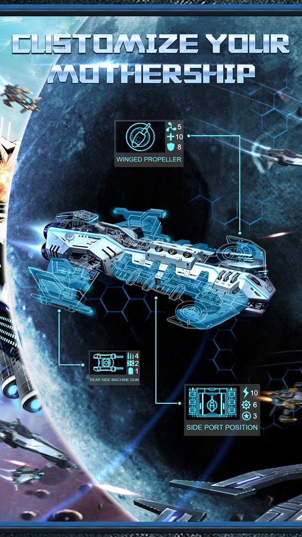 Galactic Fury HD ภาพหน้าจอเกม
