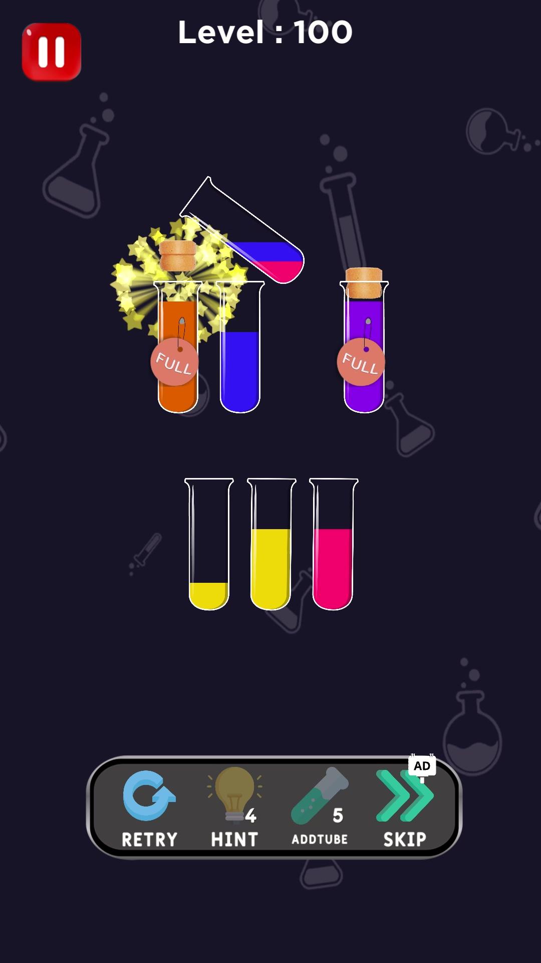 Color Soda Sort Game Screenshot