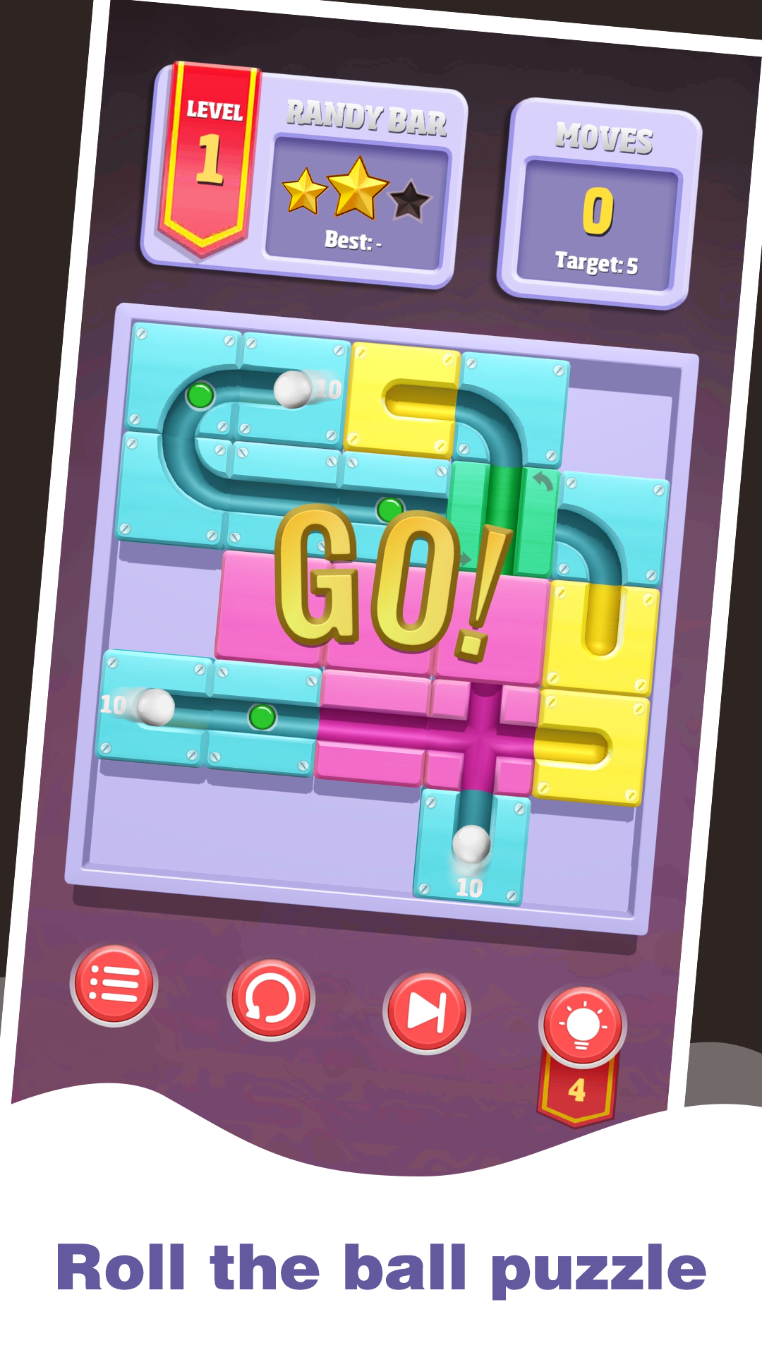 Screenshot of Maze Rolling Ball