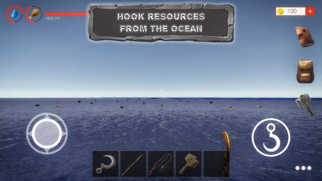 Raft Survival Ark Simulator ภาพหน้าจอเกม