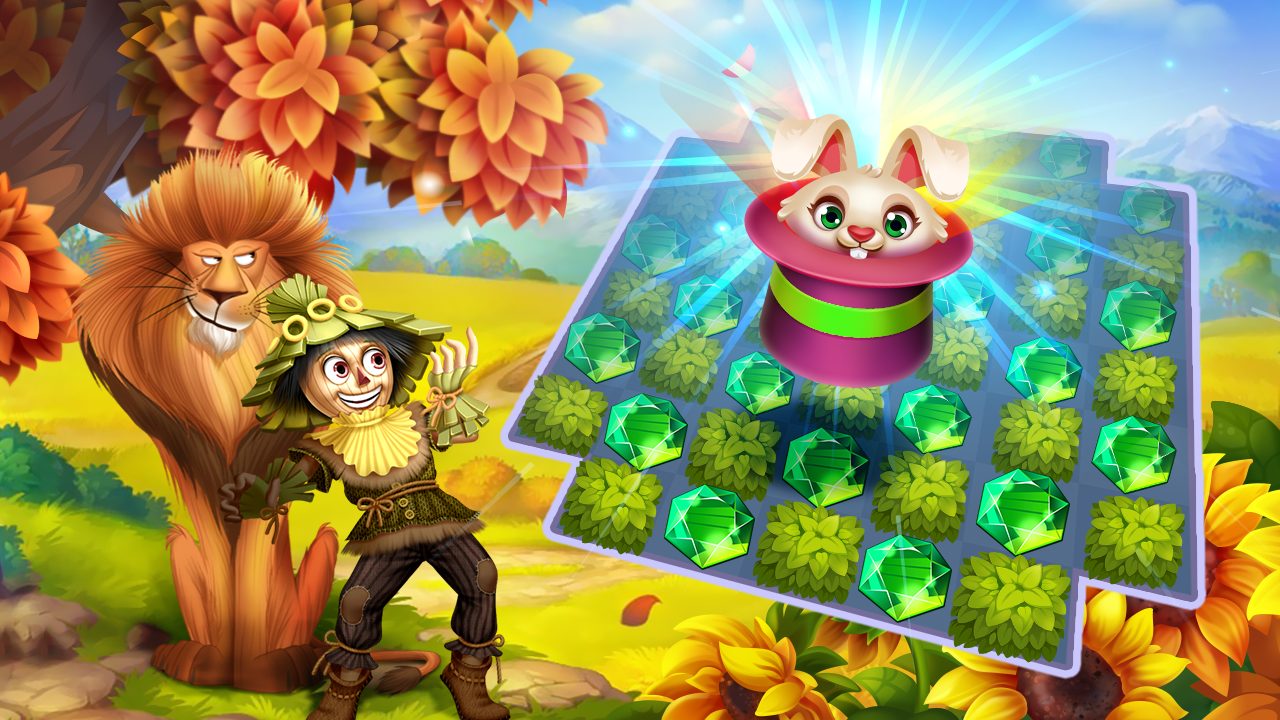 Jewels Star: OZ adventure Game Screenshot