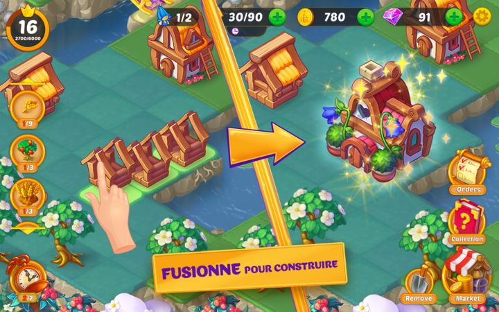 Screenshot 1 of EverMerge: Fusion et puzzle 1.51.1