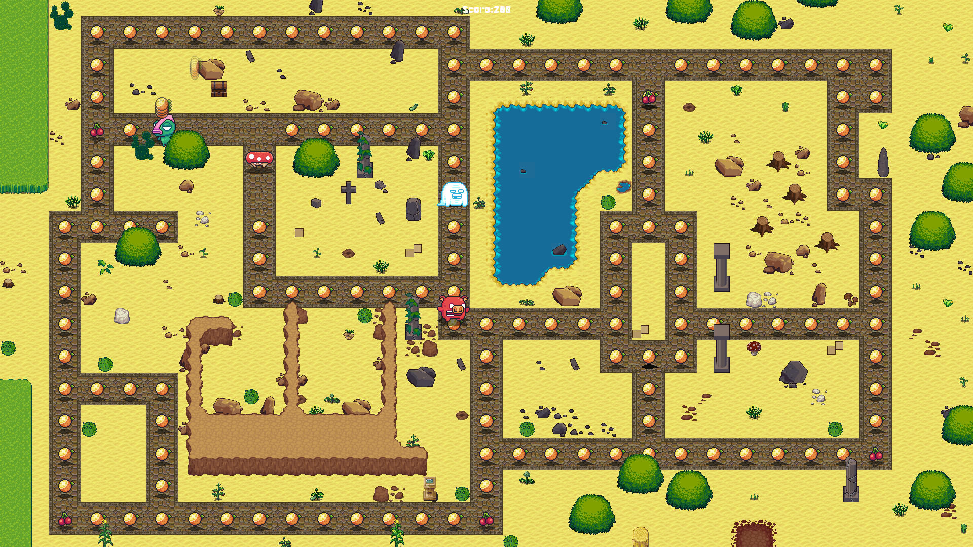 Dense forest screenshot game