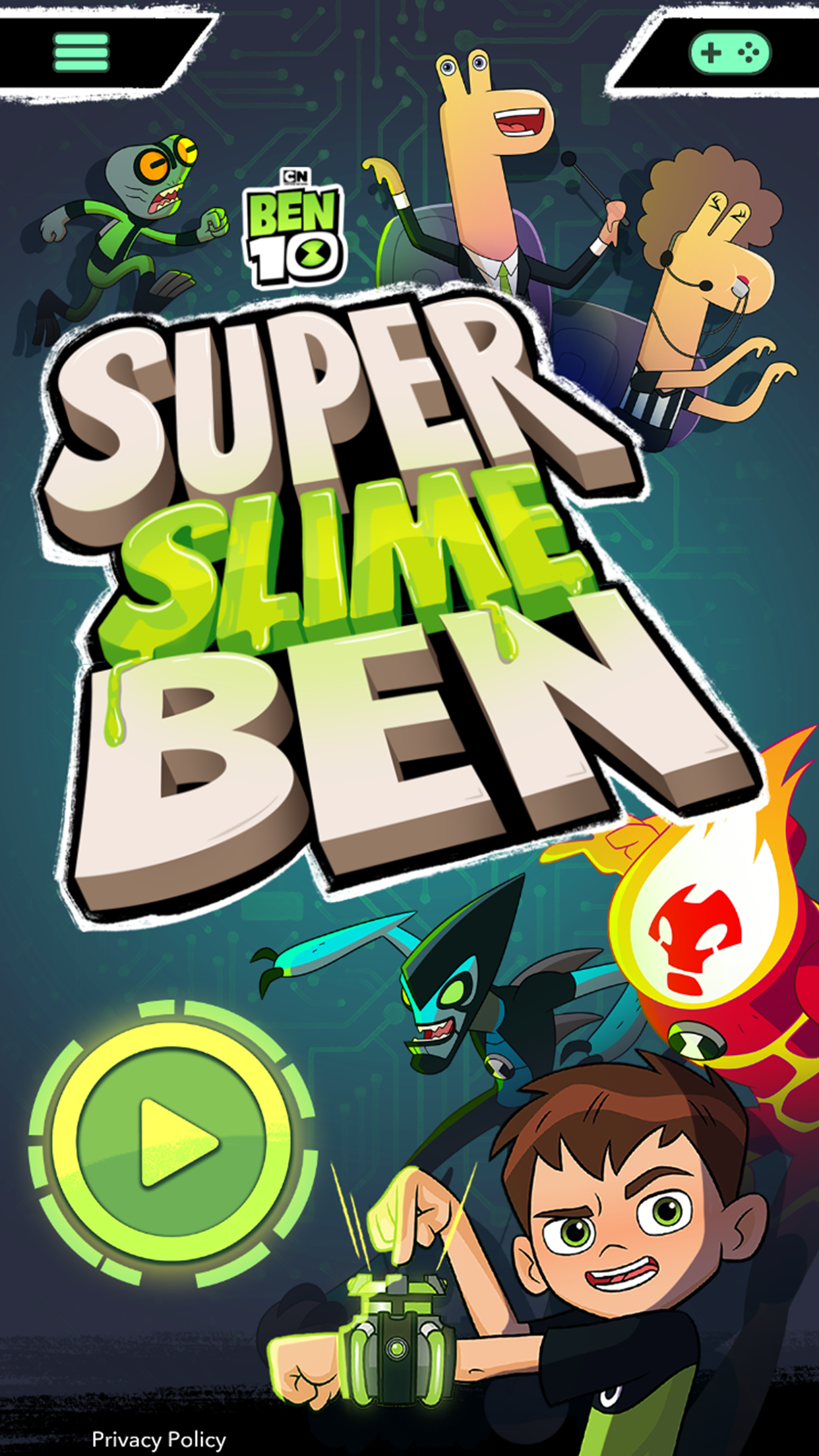 Screenshot 1 of Ben 10 - Super Slime Ben: อาร์เคดปีนป่ายไม่รู้จบ 3.0.0