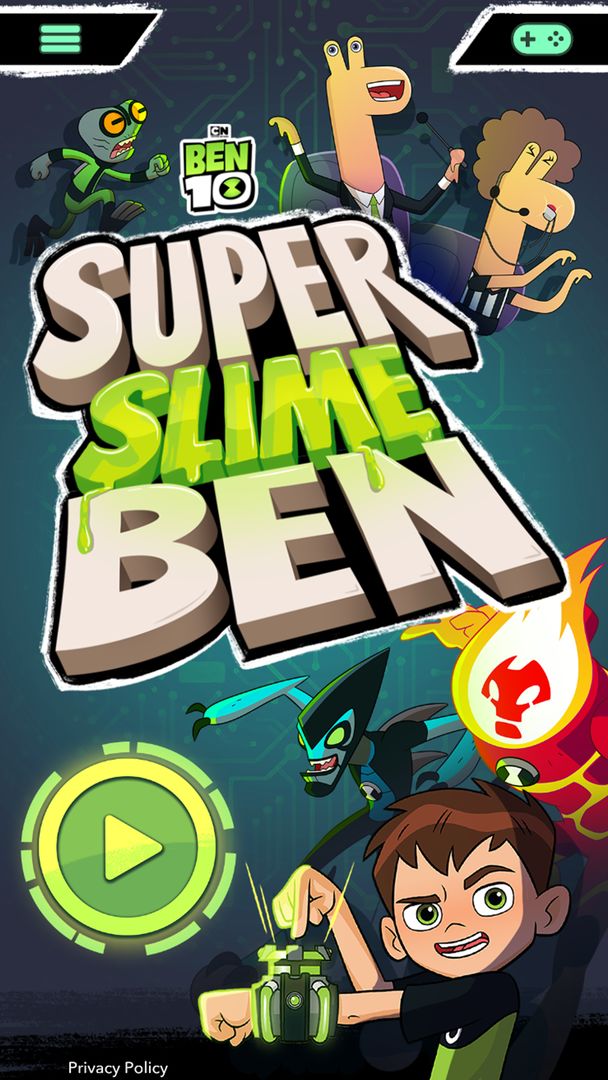 Screenshot of Ben 10 - Super Slime Ben: Endless Arcade Climber