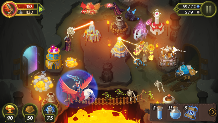 Crystal Siege Game Screenshot