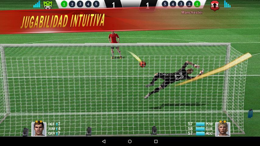 Captura de Pantalla del Juego Soccer Shootout