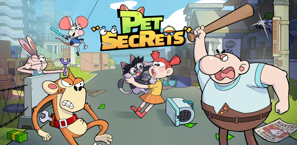 Banner of Pet Secrets：Idle Tycoon – построй свою секретную базу 1.0